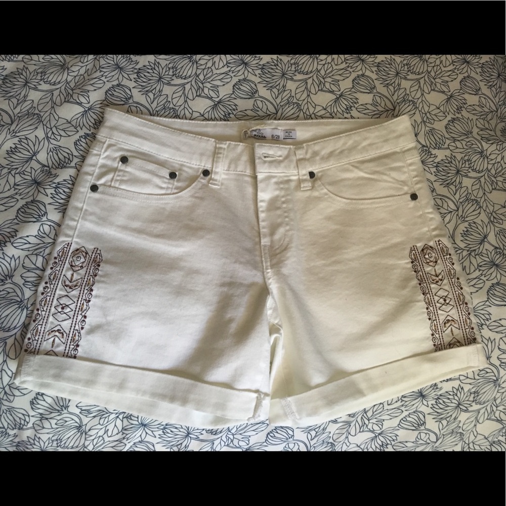 Prana white shorts